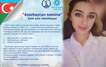 "Azərbaycan naminə" esse müsabiqəsində III yerin qalibi - ESSE